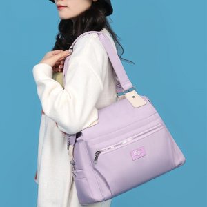 Сумка на одно плечо, женская сумка, трендовая, простая модная корейская версия, большая вместительная нейлоновая ручной очистки цвета VIA ROMA