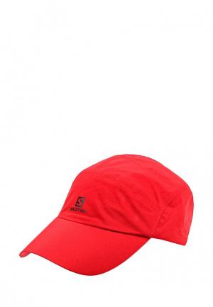 Бейсболка Salomon CAP WATERPROOF. Цвет: красный