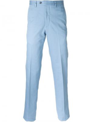 Классические брюки  Mp Massimo Piombo. Цвет: синий