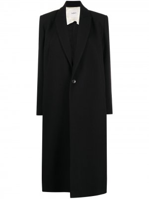 Длинное однобортное пальто Pati Ba&Sh. Цвет: черный