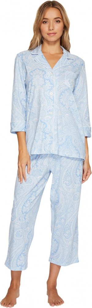 Пижамный комплект-капри Essentials Bingham Knit Lauren Ralph