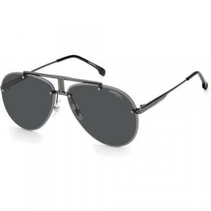 Солнцезащитные очки Carrera, черный, серый CARRERA. Цвет: черный