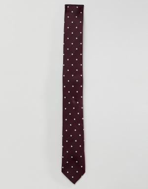 Жаккардовый галстук Farah Smart. Цвет: красный