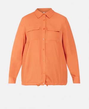 Рубашка блузка , оранжевый Sheego