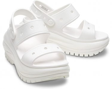 Туфли на каблуках Classic Mega Crush Sandal , белый Crocs