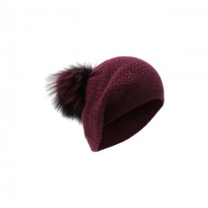 Кашемировая шапка William Sharp. Цвет: красный