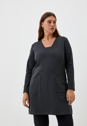Платье Svesta. Цвет: серый