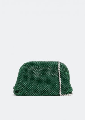 Клатч LOEFFLER RANDALL Doris mini pouch, зеленый