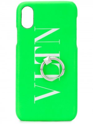 Чехол для iPhone X/XS Valentino Garavani. Цвет: зеленый