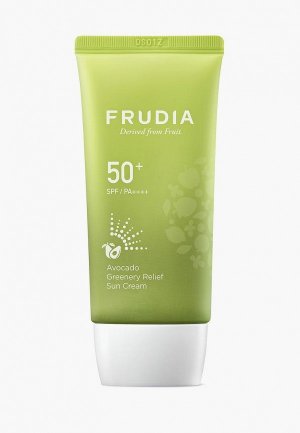 Крем солнцезащитный Frudia восстанавливающий с авокадо SPF50 + PA ++++, 50г. Цвет: зеленый