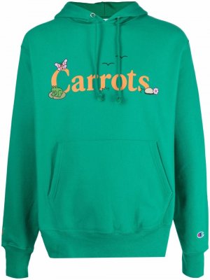 Худи с логотипом Carrots. Цвет: зеленый