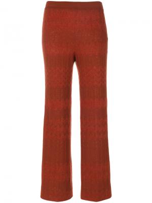 Укороченные брюки Missoni. Цвет: коричневый