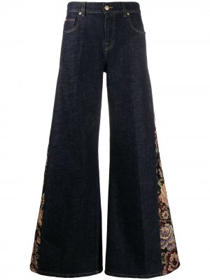 LAutre Chose широкие джинсы с цветочным принтом L'Autre. Цвет: синий