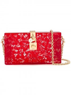 Клатч Dolce Box & Gabbana. Цвет: красный