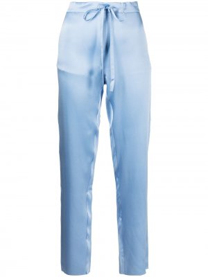 MarquesAlmeida зауженные пижамные брюки Marques'Almeida. Цвет: синий