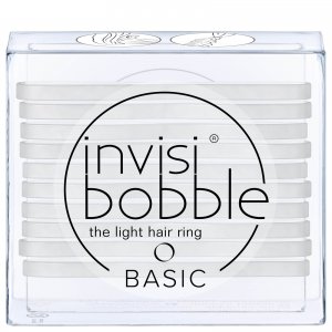 Резинка-браслет для волос invisibobble Basic Light Hair Ring - Crystal Clear (10 шт. в упаковке)