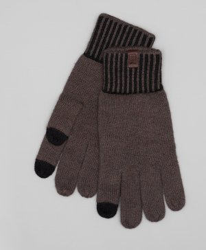 Перчатки GL-0115 BROWN HENDERSON. Цвет: коричневый