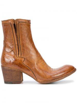 Ковбойские ботинки Fauzian Jeunesse. Цвет: коричневый