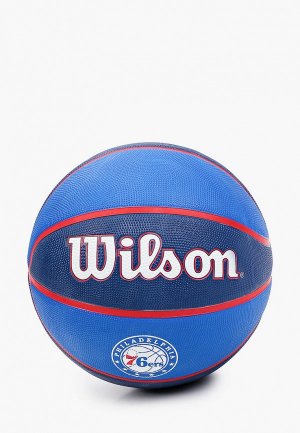 Мяч баскетбольный Wilson NBA TEAM TRIBUTE BSKT PHI 76ERS. Цвет: синий