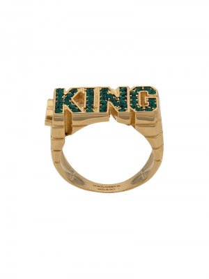 Кольцо King Dolce & Gabbana. Цвет: золотистый