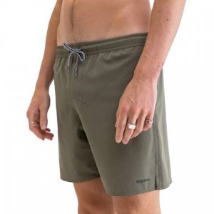 Классические пляжные шорты мужские , темно-зеленый Rhythm