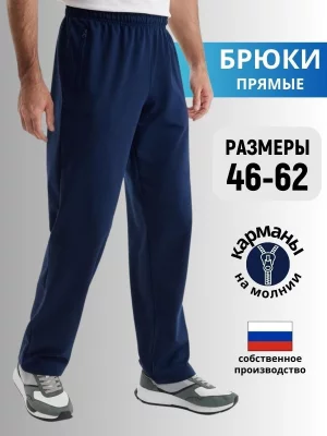 Спортивные брюки мужские B20-M-225 синие 58 RU LAINA. Цвет: синий