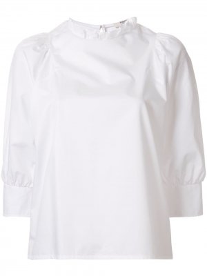 Рубашка с пышными рукавами Atlantique Ascoli. Цвет: белый