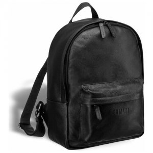 Мужской кожаный рюкзак Pico (Пико) relief black BRIALDI. Цвет: черный