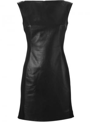 Приталенное платье мини Gareth Pugh. Цвет: чёрный