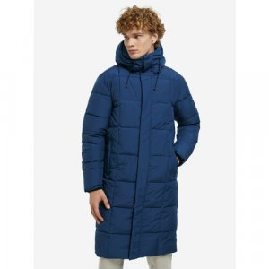 Пальто , размер 48, синий Demix. Цвет: синий