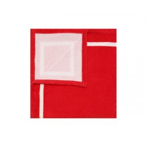 Хлопковое полотенце Moschino. Цвет: красный