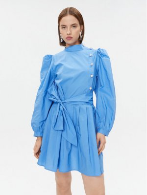 Коктейльное платье стандартного кроя , синий Custommade