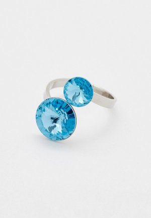 Кольцо Amante Crystal JANINE aquamarine. Цвет: разноцветный