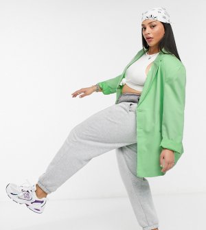Эксклюзивный зеленый oversized-блейзер в винтажном стиле COLLUSION Plus-Зеленый цвет