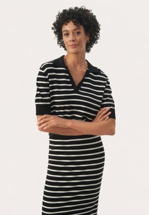 Рубашка-поло ELLANORAPW , цвет black stripe Part Two