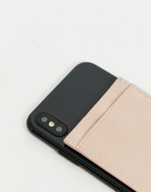 Карман для телефона из искусственной кожи телесного цвета i-Decoz-Мульти iDecoz