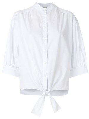 Рубашка с завязками Egrey. Цвет: белый
