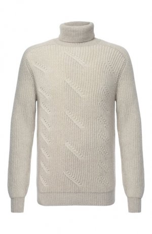 Кашемировый свитер Loro Piana. Цвет: бежевый