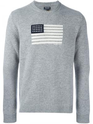 Пуловер Womag Woolrich. Цвет: серый