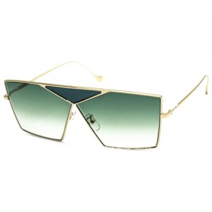 Солнцезащитные очки LOEWE LW40011U C32. Цвет: зеленый