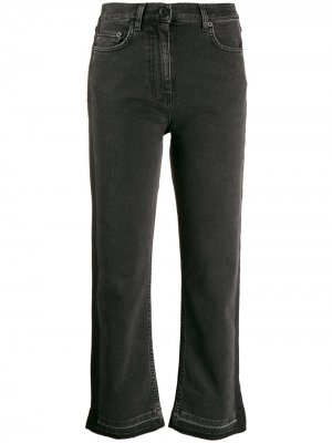 Укороченные джинсы с лампасами McQ Swallow. Цвет: черный