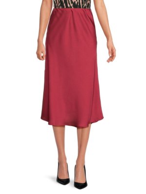Атласная юбка-трапеция , цвет Rose Adrianna Papell