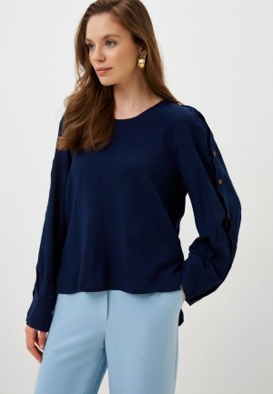 Блуза BGN. Цвет: синий
