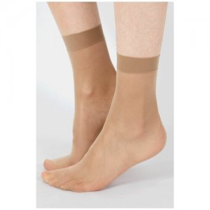 Капроновые носки на комфортной широкой резинке | телесный S-M Aristoc. Цвет: бежевый