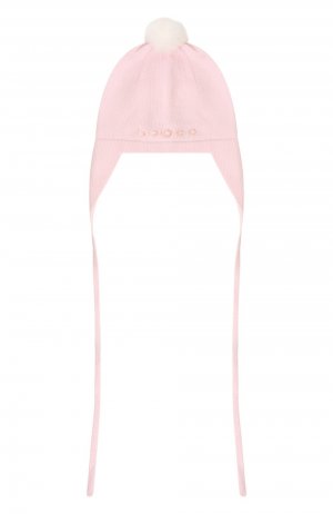 Шерстяная шапка Baby T. Цвет: розовый