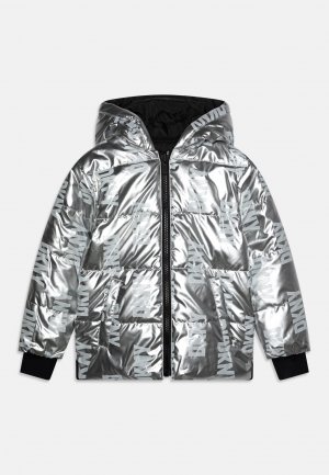 Зимняя куртка REVERSIBLE , цвет light grey DKNY
