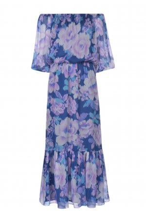 Платье LUISA SPAGNOLI. Цвет: синий