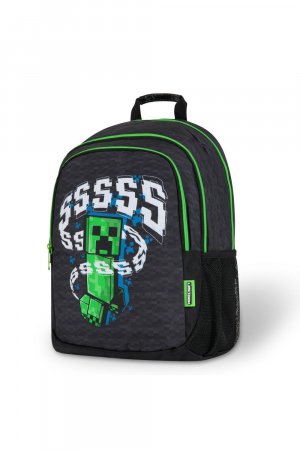 Школьный рюкзак , черный Minecraft