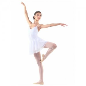 Юбка для танцев и гимнастики , размер 134/140, белый Solo. Цвет: белый