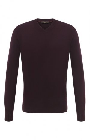 Шерстяной пуловер Loro Piana. Цвет: коричневый